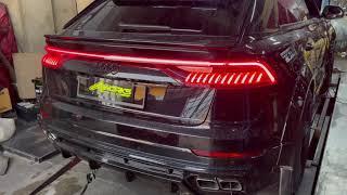 Audi Q8 TFSI 55 custom tune, downpipes and full exhaust and BMC drop in filter