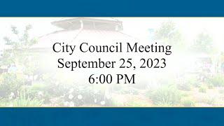 Sept 25 2023 Columbia Heights City Council Meeting