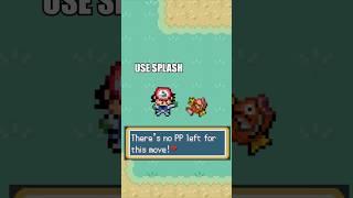 When Magikarp runs out of PP.  RUN!  #pokemon #shorts