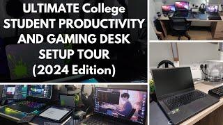 ULTIMATE College Student GAMING SETUP Tour! (2024 Edition)