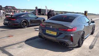 Porsche 992 Turbo S vs BMW M8 Competition