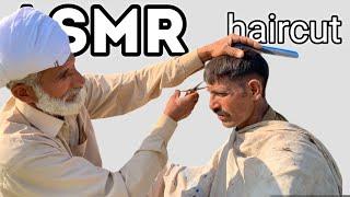 ASMR Fast Hair Cutting & Shaving With Old Barber