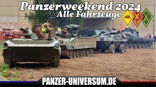 Panzerweekend 2024 - Alle Fahrzeuge Strv103C, IKV91, Leopard 1A4 etc  - Schweizerische Militärmuseum