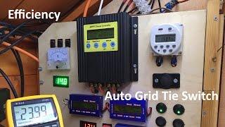 Auto Grid Tie Switch Efficiency - Adam's Arduino Projects