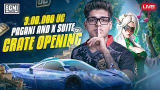 300,000 UC PAGANI AND X-SUIT CRATE OPENING | JONATHAN IS BACK | BGMI