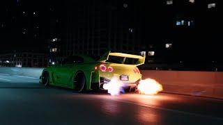 Liberty Walk GTR {SPITS FLAMES)