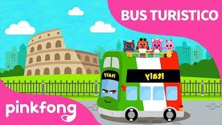 Bus Turistico Italia | Canzoni di Autobus | Online Tour | Pinkfong,Bimbo Squalo! Canzoni per Bambini