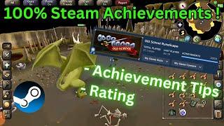 [Guide] Oldschool Runescape Tips for 100% Steam Achievements + Rating !