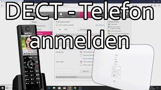 Telekom Speedport - DECT-Telefon anmelden und Rufnummer zuweisen