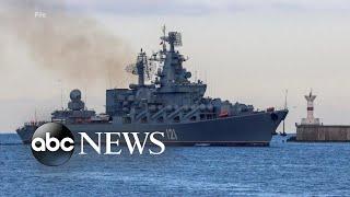 Russian warship sinks after Ukraine claims it struck ship with missiles l WNT