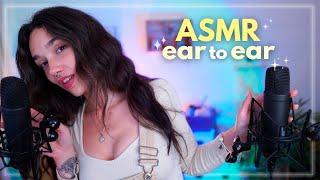 ASMR cierra tus ojos y sigue los sonidos DE OREJA A OREJA | ASMR Ear to Ear