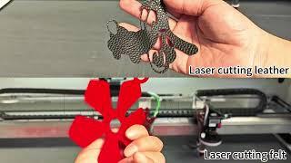 [LaserMen] 300w CCD co2 laser cutting machine for leather and felt #lasercuttingmachine