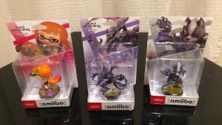 Super Smash Bros Ultimate Amiibo Wave 1 Unboxing (Ridley & Inkling Girl & Wolf)