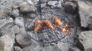 Split Chicken Breast - On The Campfire