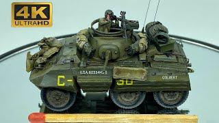 Now build a 1/72 M8 Greyhound WWII model at home! Tank Model - Dragon