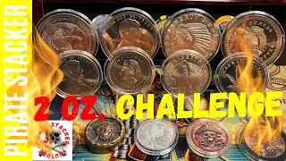 My 2 oz. Challenge Submission @BLUE_COLLAR_STACKER!  #coin  #silver  #copper  #challenge