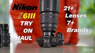 Z6III TRY ON - Over 21 Lenses, Nikon, Sony, Laowa, Viltrox, Pergear & MORE !!! | Matt Irwin