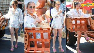 BIRTHDAY GIRL JLO LUNCHES WITH HER FAMILY AND FRIENDS AT ARTHUR & SONS FOR LUNCH IN THE HAMPTONS!!!