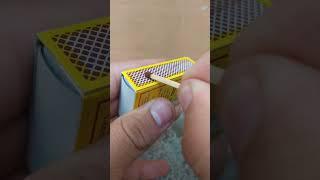 Matchstick with box  experiment #shorts #shortvideo