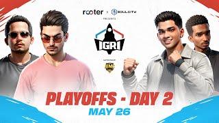 IGRI - Indian GTAV Rumble Invitational | Playoffs Day 2 | Ft. @soulregaltos9810  @KaztroGAMINGYT