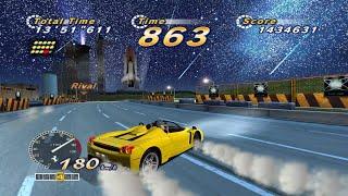 【OUTRUN2SP】 全部赛道15关连续通关视频   法拉利 ENZO FERRARI   音乐 PASSING BREEZE EURO REMIX