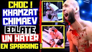 Khamzat CHIMAEV défié par un HATER ! il l'ÉCLATE en SPARRING !