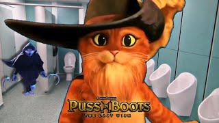 Death Came To The cat in Boots in The Toilet | MEME TakiraLoL