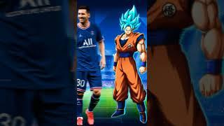 Messi vs Goku #shorts #Dragonball #goku #anime #soccer #messi #shortsvideo