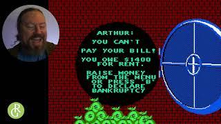 Win one Lose one Monopoly on the NES emulator 8 bit capitalism 1/22/2024 with Robert Gardner