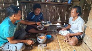 Sarapan Bareng Adik, Dikebun, Menu Selada Air Tumis