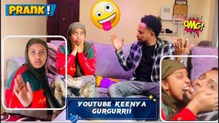 Prank Ajaa’ibaa IBsuu Irraati Hojjadhe YouTube Gurgurrii|| IBsuun Deebbise Prank Naa godhee 