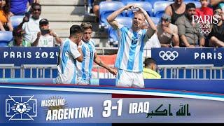 Highlights & Goles: Argentina vs Iraq 3-1 | Juegos Olímpicos París 2024 | Telemundo Deportes