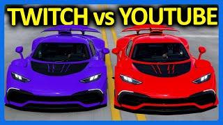 Forza Horizon 5 : Twitch vs YouTube!!