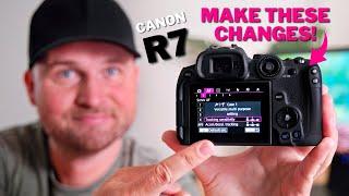 Canon R7 | The SETTINGS You NEED To KNOW | Fix Most AF troubles!