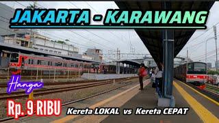 TRIP SUPER HEMAT‼️JAKARTA - KARAWANG • HANYA RP. 9 RIBU • NAIK KERETA LOKAL • WAJIB DI COBA