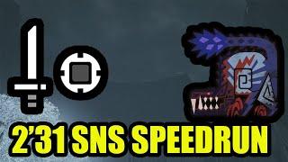 Guardian Ebony Odagaron Speedrun 2'31 SnS I Monster Hunter Wilds