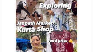 Exploring//Janpath Market//Good price//Tibetan vlogger//