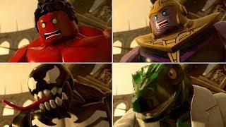 LEGO Big-Fig Characters Hulk Smash in LEGO Marvel Super Heroes 2 w/ Thanos, Venom, Red Hulk, Lizard