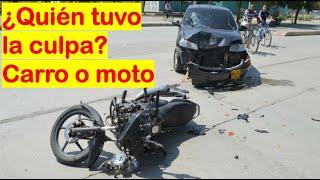 ¿Y aquí quine tuvo la culpa? ACC1DENT3 Carro y moto #hogar #autoescuela