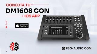 Conecta tu DM-1608 con nuestra app iOS.