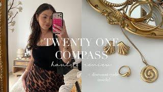 TWENTY COMPASS JEWELRY REVIEW  | Hypoallergenic & waterproof jewelry at an affordable price