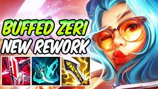 NEW ZERI REWORK 2022 BUFF - BIG CHANGES | Best ADC Build & Runes SEASON 13 | League of Legends