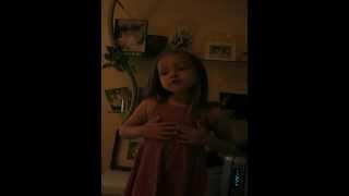 3 years old Pebbles singing along to Truly Scrumptious Chitty Chitty Bang Bang soo cute!!