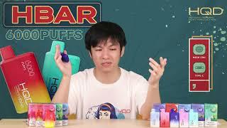 The bast Hot Vape HQD HBar Disposable Vape REVIEW!