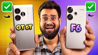 realme GT 6T vs POCO F6 *Full Comparison*  Don't Waste Your Money? 