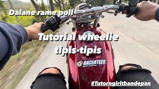 PERDANA‼️Tutorial wheelie with ayang pakek icikiwir