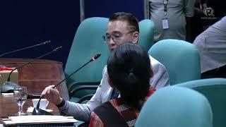 Senate hearing on the new Senate building in Taguig