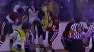 Keith Magnuson vs Derek Sanderson & Dan Maloney vs Rick Smith Nov 26, 1970