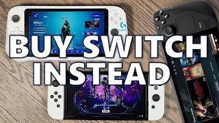 Logitech G Cloud FAIL vs Nintendo Switch OLED & Steam Deck + Fortnite