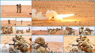 NY National Guard & Moroccan Soldiers Train with Machine Guns in Morocco